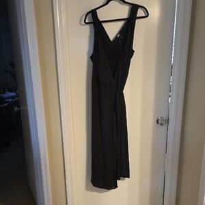 PAIGE Black Wrap Dress L